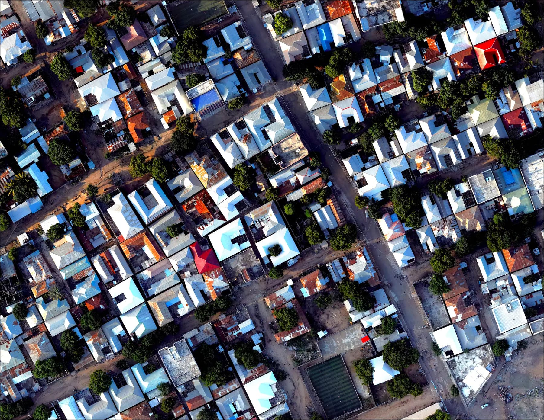 Somalia addressing map visualization